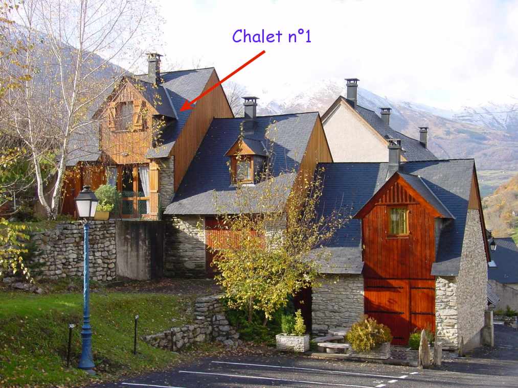 vue du chalet viella